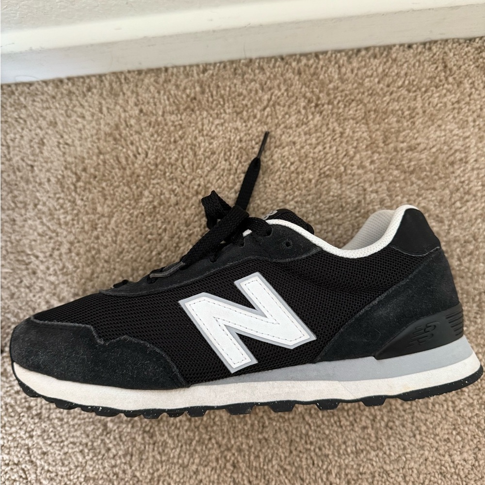 New Balance Black and White Athletic Shoes